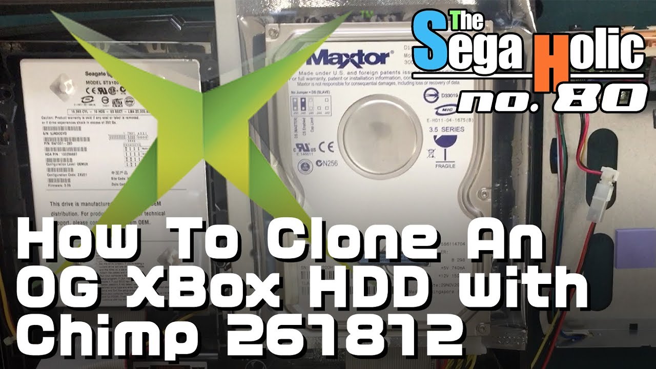 chimp xbox hard drive cloning software